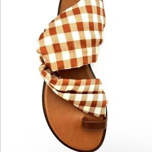 Tory Burch selby scarf sandals